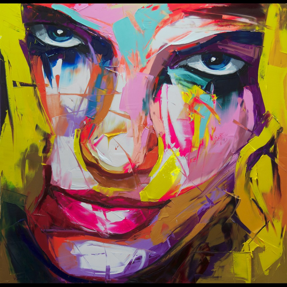 Francoise Nielly Portrait Palette Painting Expression Face129